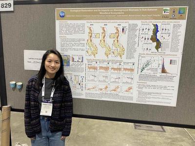 Hanshi's poster on restoration impacts on biomass changes