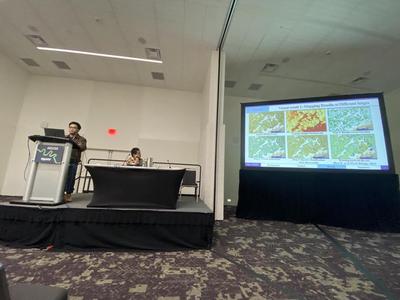 Zhuohong's presentation focused on using deep learning for tree species classifcation.