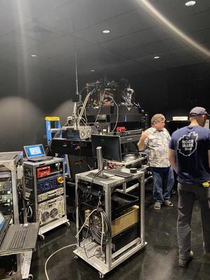 This is AOP's intergrated sensor for LiDAR, Hyperspectral, and RGB data collection