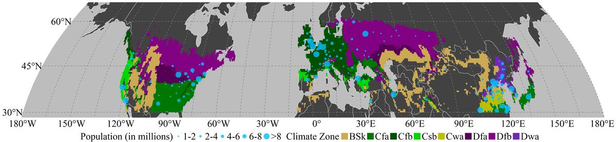 Urbanization and climate change jointly shift land surface phenology in ...